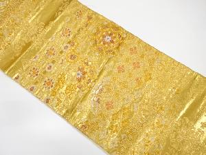 切り嵌め風華紋模様織出し袋帯